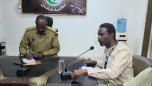 اجتماع مشترك بين محلية شيكان ومنظمة.L.M بحث تنسيق وتكامل الجهود لتنفيذ انشطة ومشاريع المنظمة بالمحلية