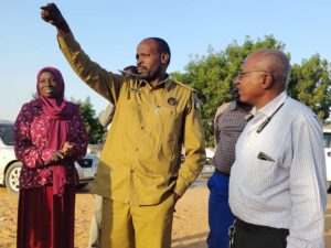 المدير التنفيذي لمحلية شيكان بالإنابة يتفقد سير العمل بمشروع الأبيض مدينة النور