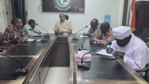 تنفيذي شيكان يترأس إجتماع مجلس إدارة سوق محصولات الأبيض